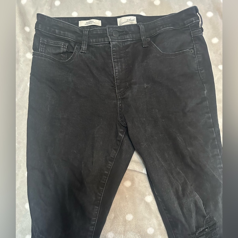 Universal Thread Ripped Black Jeans - Picture 3 of 4